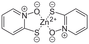Strukturformel von Zinc Pyrithione