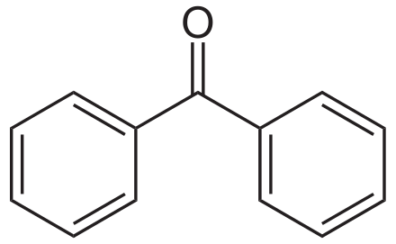 Strukturformel von Benzophenone